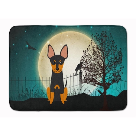 Carolines Treasures Halloween Scary English Toy Terrier Machine Washable Memory Foam Mat BB2299RUG